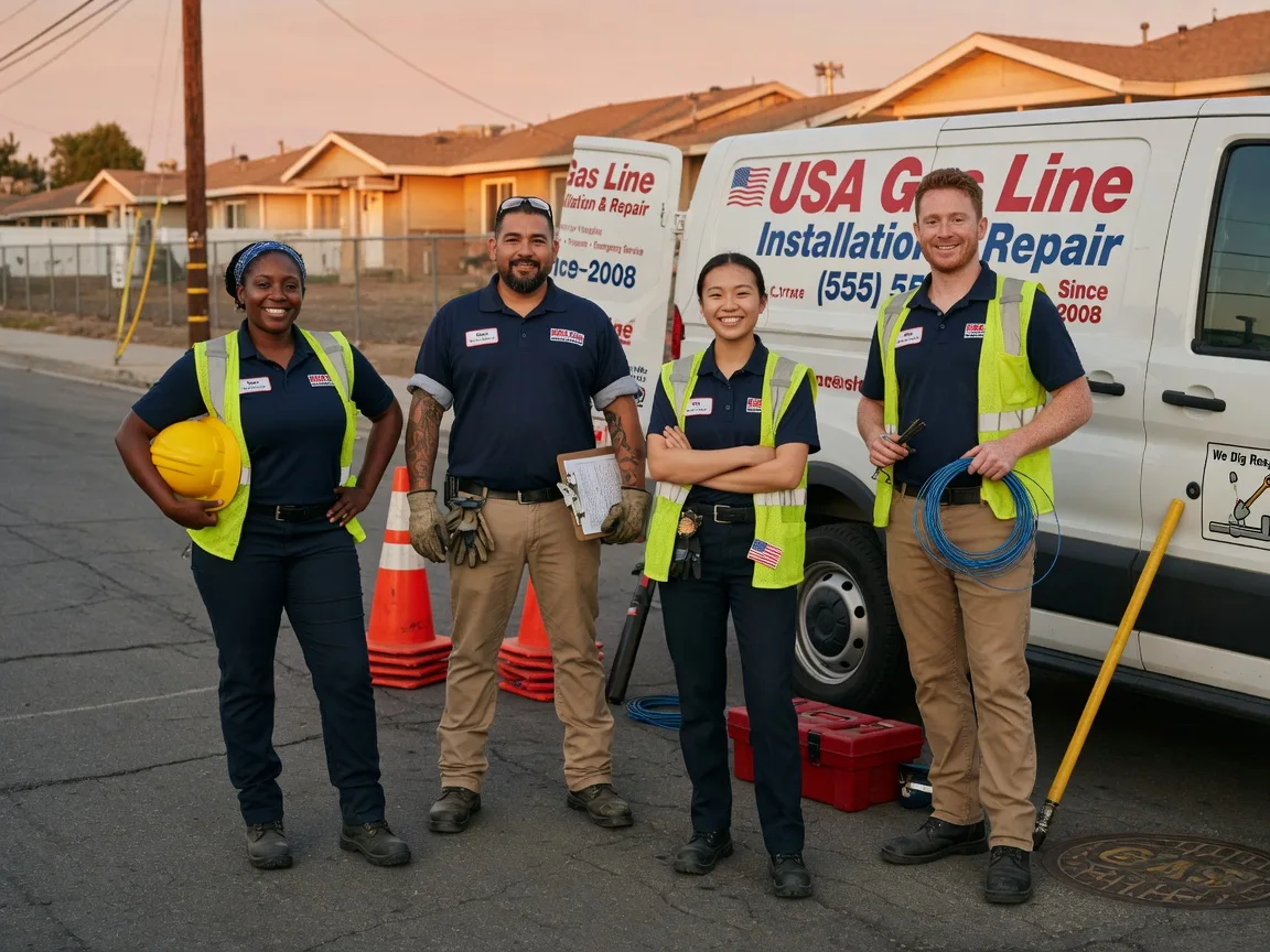 Gas Line Installation company in Leonard, MI